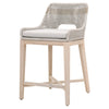 Padvalwadi Taupe White Pumice Gray Outdoor Counter Height Stool