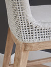 Palkarwadi Mesh Natural Gray White Counter Stool