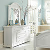 Pal White Dresser And Mirror