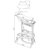 Laxmiwadi Silver 2 Shelf Bar Unit
