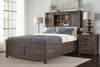 Bidri Brown 2pc Bedroom Set With King Storage Bed