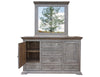 Kondoshi Weathered Gray 6 Drawer Dresser