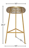 Golivane Gold Counter Height Stool