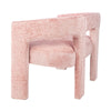 Mhalasvade Pink Upholstered Sculpture Bench