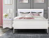 Handewadi White 2pc Bedroom Set With Queen Bed