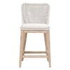 Palkarwadi Mesh Natural Gray White Counter Stool
