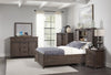 Bidri Brown 2pc Bedroom Set With King Storage Bed