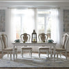 Asalaj White 5pc Dining Room Set with Splat Back Chair