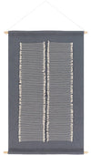 Chivale Charcoal Cream Wall Hangings - 36x24