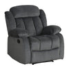 Antivade Charcoal Gray Rocking Reclining Chair