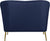 Panache Navy Velvet Chair