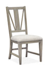 Kherivade 2 Dovetail Grey Baja Fog Upholstered Side Chairs