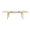 Jadhavwadi Light Brown Grey Extension Dining Table