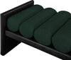 Aurnal Green Fabric Bench