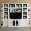 Khebavade White Outside Corner Bookcase