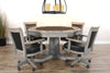 Kale Grey 5pc Game Dining Table Set